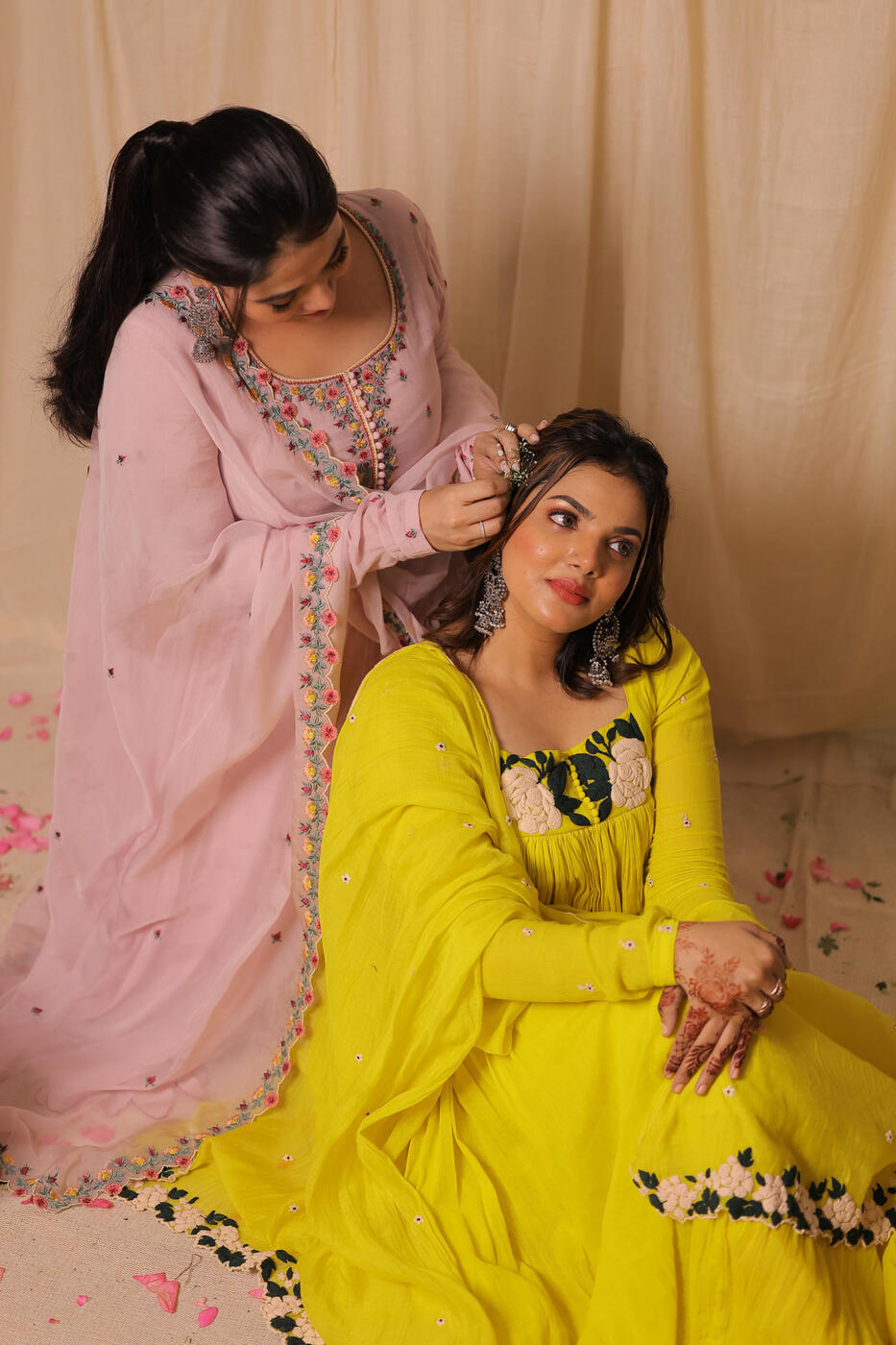 Tara Cape Set — Amber