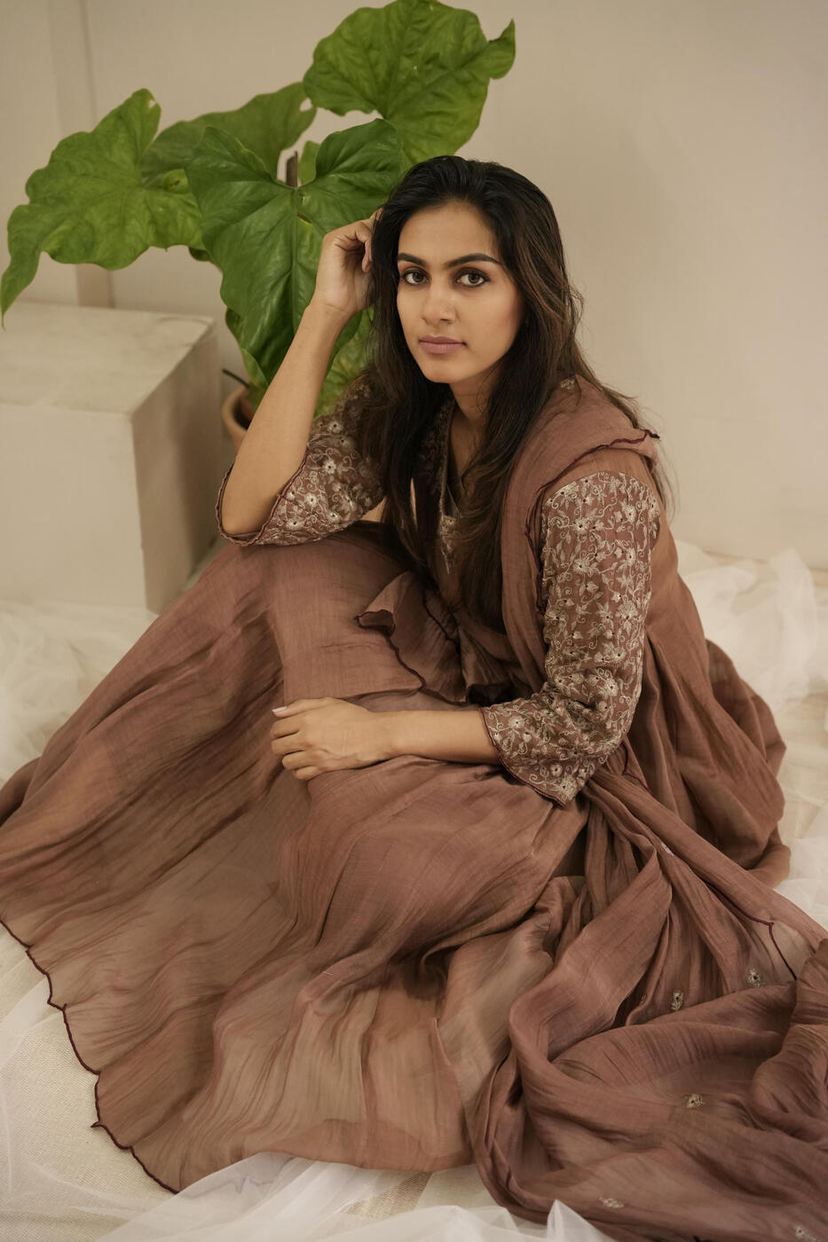 Noor Maxi Dress — Rose